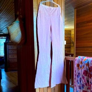 Zenana Pink Marble Flare pants